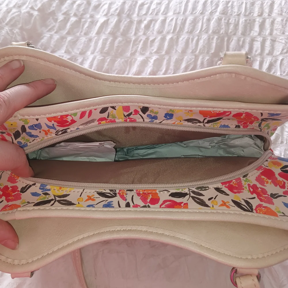 Multicolor Floral Women's Shoulder Bag - Picture 4 of 14